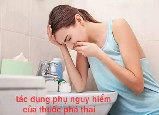 Tác dụng phụ của thuốc phá thai
