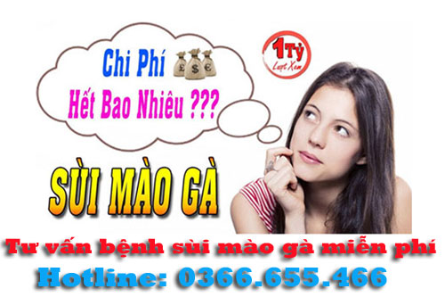Chi phí chữa sùi mào gà hết bao nhiêu tiền