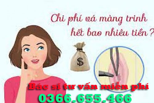 Chi phí vá màng trinh hết bao nhiêu tiền