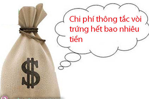 Chi phí thông tắc vòi trứng hết bao nhiêu tiền? 