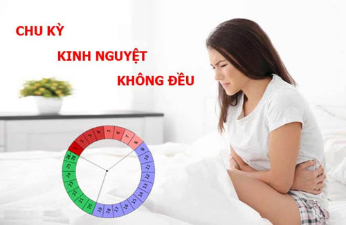Chu kỳ kinh nguyệt không đều: nguyên nhân, cách chữa trị