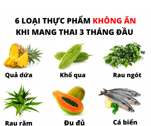 Mang thai 3 tháng đầu nên kiêng gì Mang thai 3 tháng đầu nên kiêng gì